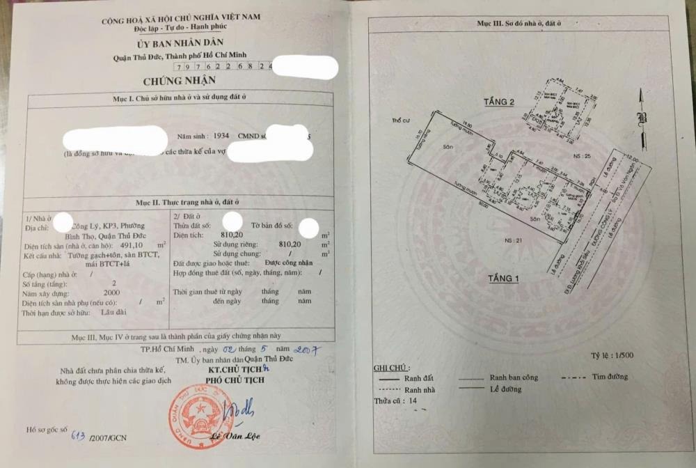 Bán Gấp Nhà Mặt Tiền Đường Công Lý, Thủ Đức, 70 Tỷ