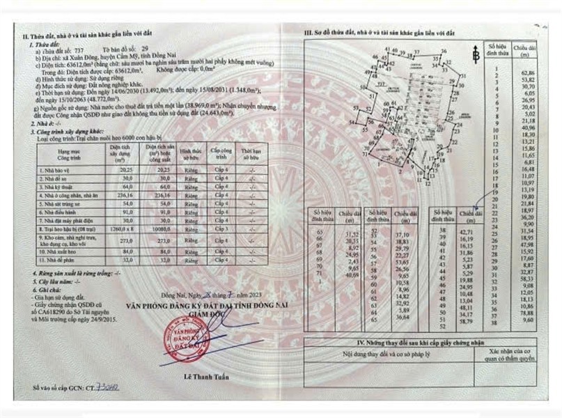 Trang trại chăn nuôi heo qui mô lớn 10 hécta giá 155 tỷ giá cả thương lượng