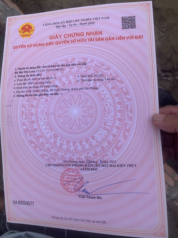 Lô hiếm 80.2m² gần KCN Ngũ Phúc – giá chỉ 1,2xx tỷ  ZALO 0567 222 555