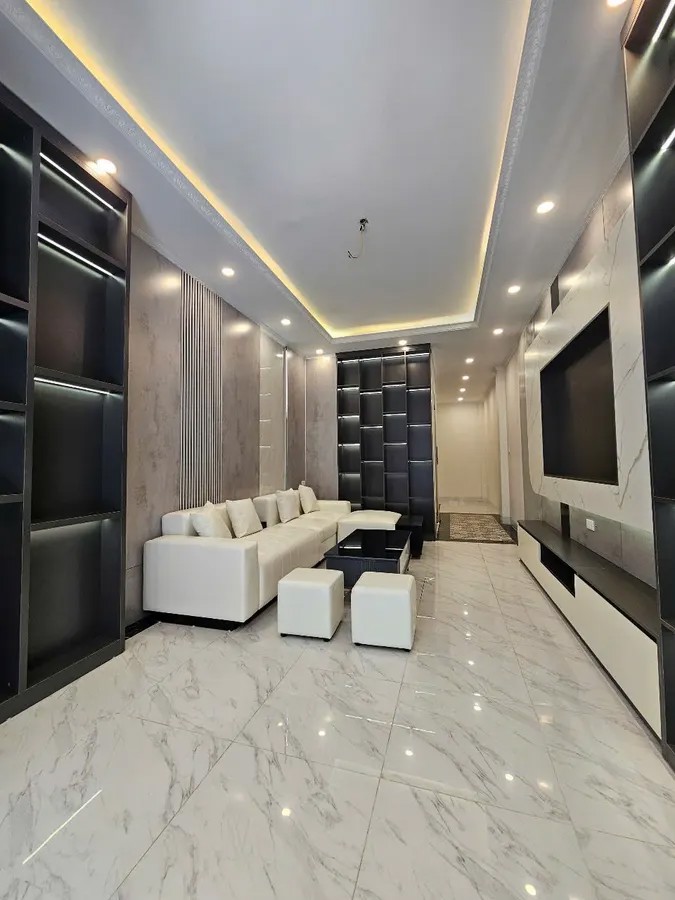 NHÀ MỚI FULL NỘI THẤT 6 TẦNG thang máyNgọc Lâm 58m2 mặt tiền 4m, 11.2 tỷ Long Biên Hà Nội