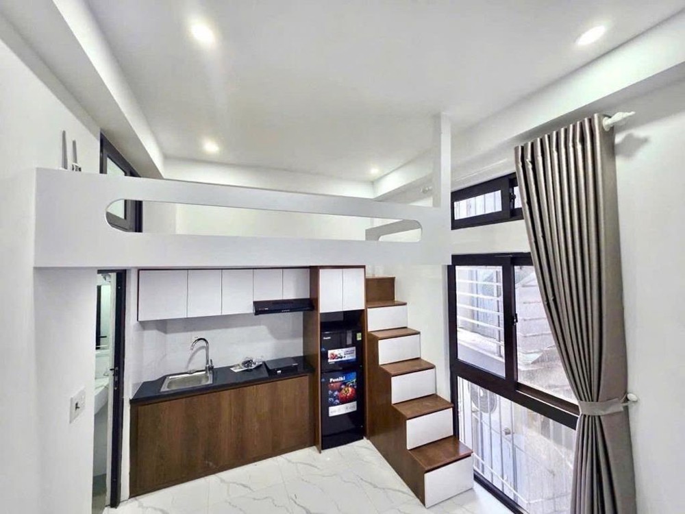Bán tòa căn hộ dịch vụ Cầu Giấy 60m2, 7 tầng thang máy, thu 1 tỷ/năm, giá 18.5 tỷ