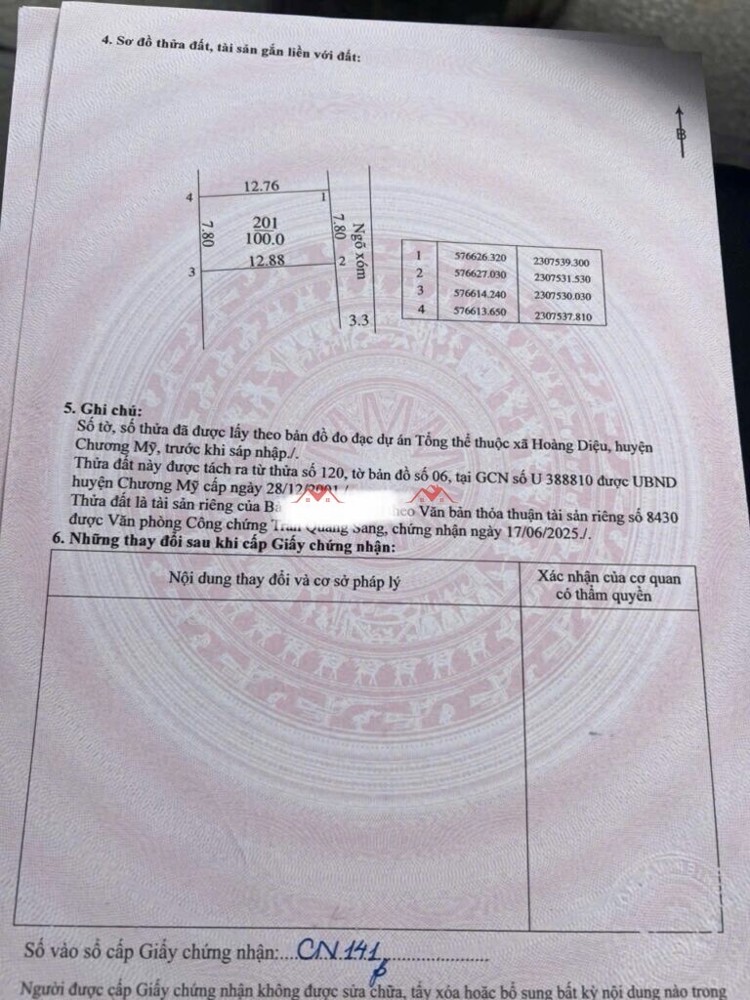 SIÊU PHẨM 100M TẠI HOÀNG DIỆU-CHƯƠNG MỸ-HÀ NỘI