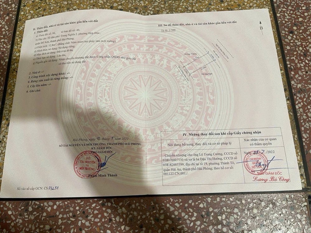 Đất 2 mặt ngõ Trung Nghĩa – Đồ Sơn chỉ hơn 1 tỷ!  ZALO 0567 222 555