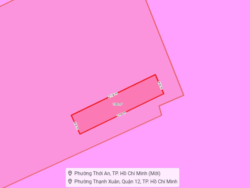 Đất Vuông Shr Hxh 106M2 – Bùi Công Trừng Quận 12 Ss