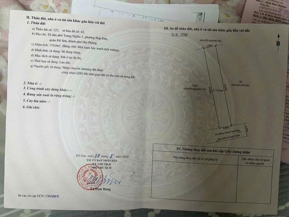 ĐẤT MẶT ĐƯỜNG TRUNG NGHĨA – HỢP ĐỨC, ĐỒ SƠN – GIÁ CHỈ 2X TRIỆU/M² – SỔ ĐỎ CHÍNH CHỦ – ZALO 0567 222