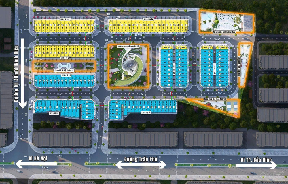 Chính chủ bán shophouse ngoại giao LK2, áp góc, dự án Khang Phát Diamond Central, Dt 90m2, MT 5m