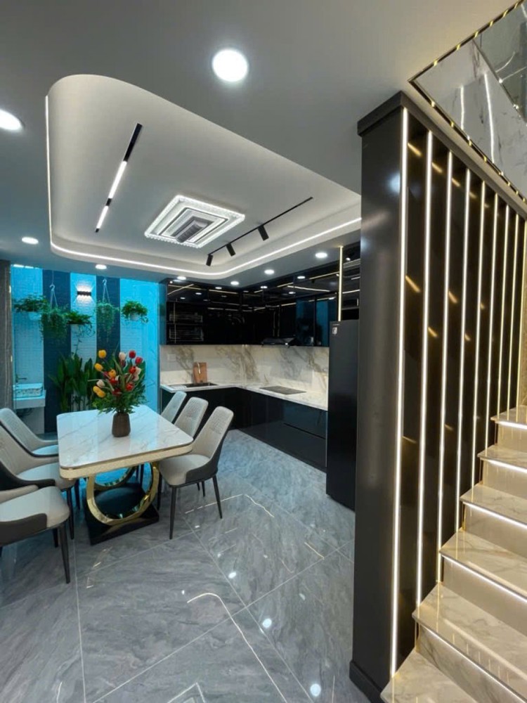 Nhà Mới SHR 5 tầng HXH né 62m2, Vuông – Huỳnh Thị Hai Quận 12 S