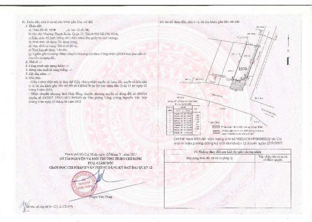 KẸT TIỀN BÁN GẤP ĐẤT 2MT THỔ CƯ ĐƯỜNG THẠNH XUÂN 43, Q12 CHỈ 3T