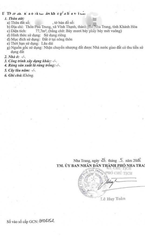 MUA BÁN NHÀ TẠI P.TÂY NHA TRANG, KHÁNH HOÀ