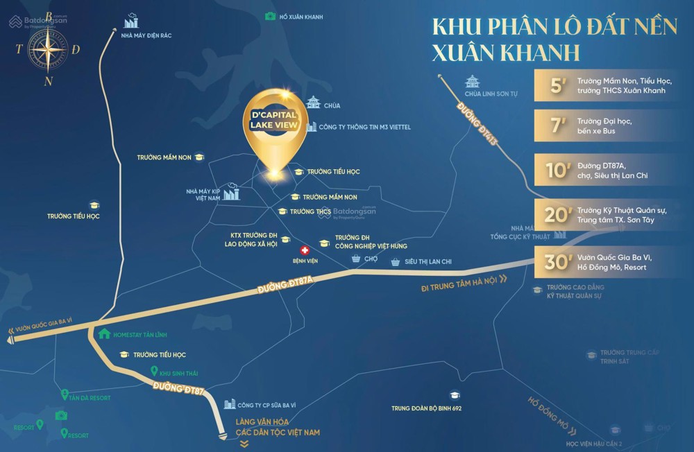 Đất nên ven đô Trung tâm Xuân Khanh, Hữu Nghị, 19 triệu/m2, 110m2, thị xã Sơn Tây, Hà Nội