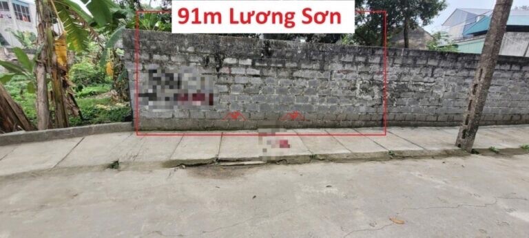 SIÊU PHẨM 91M TẠI LƯƠNG SƠN-HÒA BÌNH