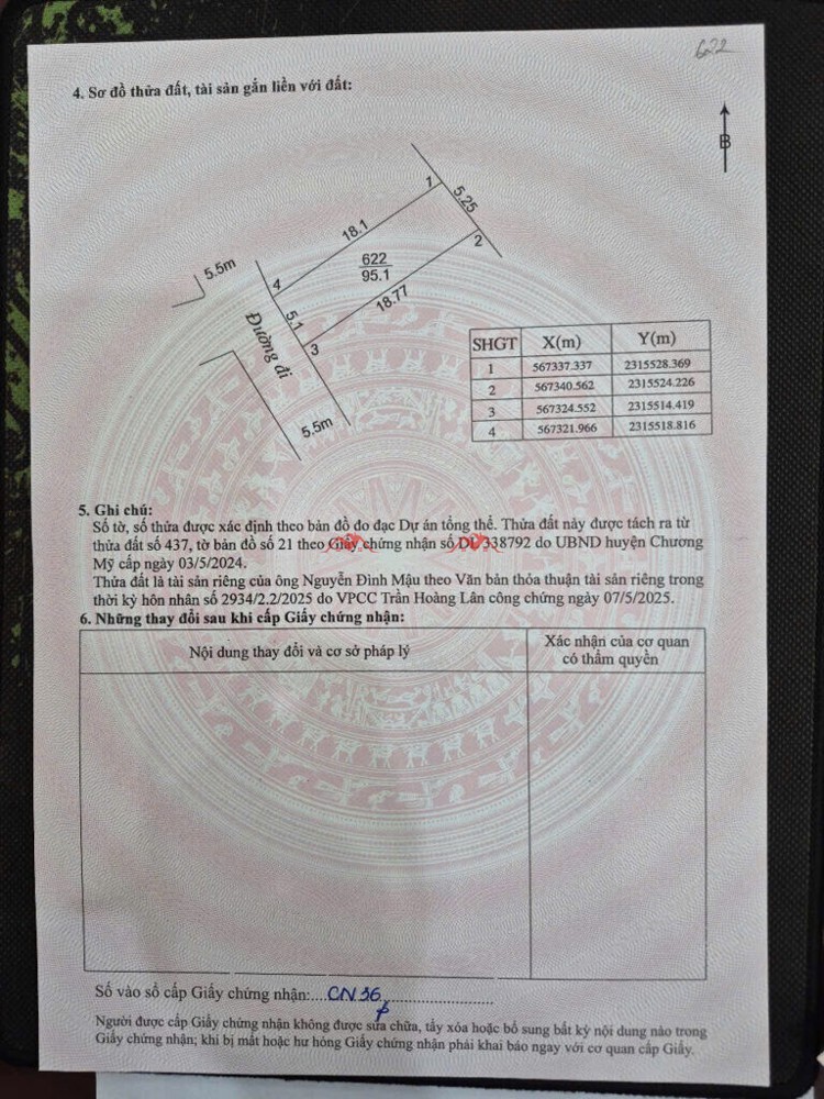 SIÊU PHẨM LÔ ĐẤT CỰC ĐẸP 95,1M TẠI PHÚ NGHĨA-CHƯƠNG MỸ-HÀ NỘI