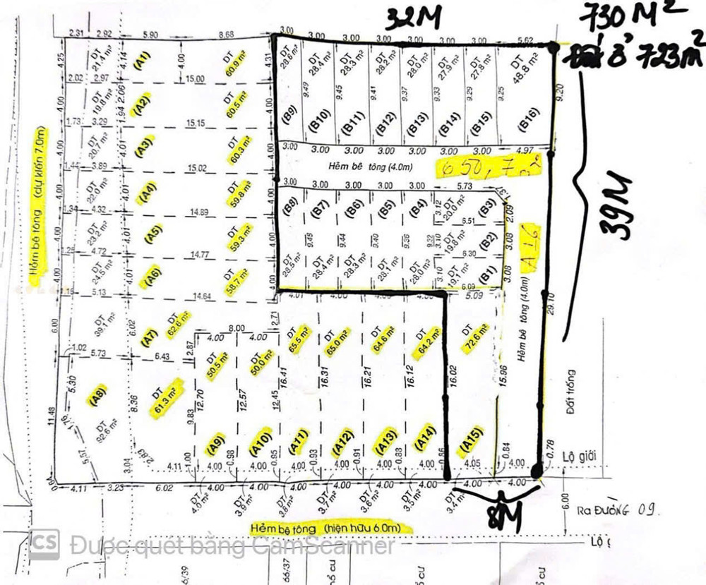 ĐẤT ĐẸP (10x55) XÂY BIỆT THỰ NHÀ XƯỞNG – HẺM 1/ AN PHÚ ĐÔNG 25, Q12