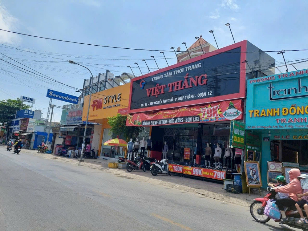 GẤP BÁN (1524M2) MẶT TIỀN NGUYỄN ẢNH THỦ, Q12 DÒNG TIỀN VIP
