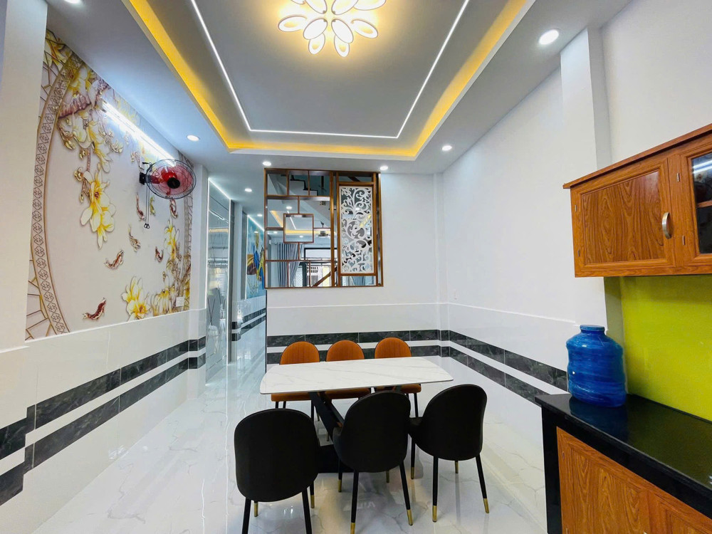 NHÀ 3 TẦNG  ĐẸP 4 X 25M – SHR LÊ THỊ RIÊNG - THỚI AN Q12– HẺM XE HƠI 5M THÔNG GẦN GV