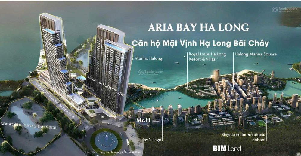 Cần bán căn hộ mặt biển Aria Bay Tower, 2 tỷ, 30m2, giá ưu đãi tại Bãi Cháy, Hạ Long