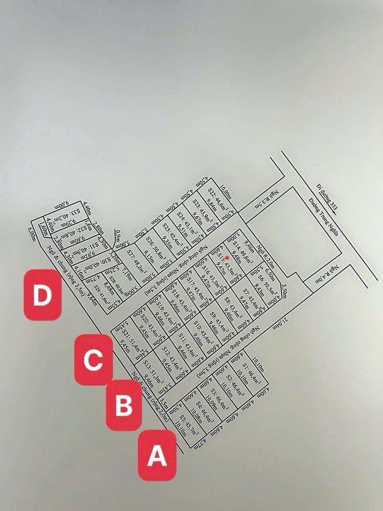 Lô đất hiếm Trung Nghĩa – Đồ Sơn  43,5m²  Giá chỉ 1,0x tỷ  ZALO 0567 222 555