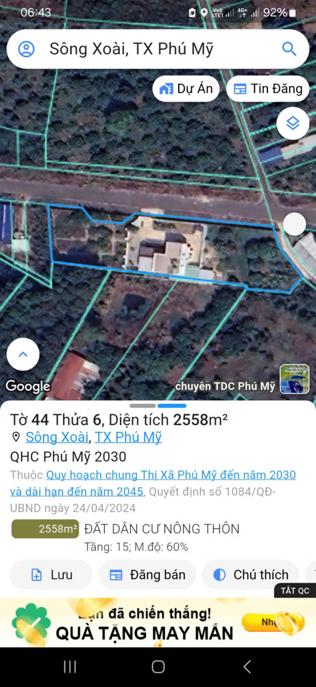 Biệt thự 2500mv 300 thổ cư mt nhựa thích hợp cho ace về nghĩ duõng
