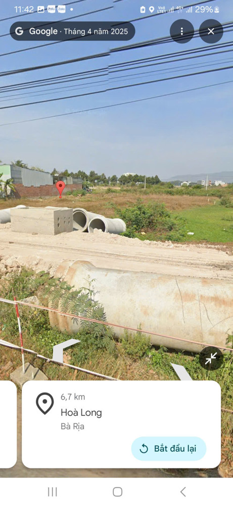 Chủ bán đất mặt tiền đường Hương lộ 2 Hòa Long. nay thuộc P Tam Long TPHCM