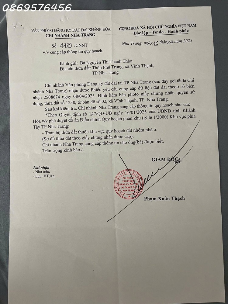 BÁN ĐẤT GIÁ RẺ TẠI PHƯỜNG TÂY NHA TRANG, KHÁNH HOÀ