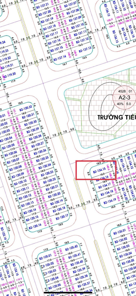 Bán Lô đất 2 mặt tiền 8x18m. Diện tích 140,4m2 ngay Đại học FPT Đà Nẵng, 140,4 m2