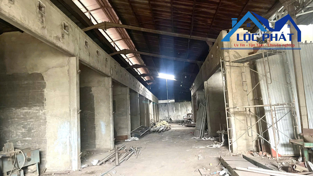 Cho thuê xưởng 1400m2 p Tân Hòa, Tp Biên Hòa, Đồng Nai giá 40tr 250kva