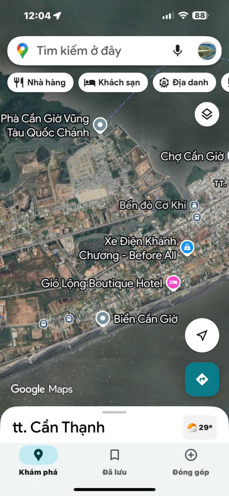 CẦN BÁN ĐẤT NỀN MẶT TIỀN ĐƯỜNG TẮC XUẤT – NGAY BẾN PHÀ BIỂN CẦN GIỜ – VŨNG TÀU