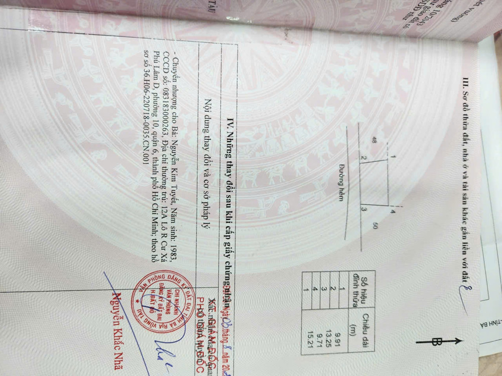 CHỦ  cần bán đường bê tông nhánh Nam Kỳ Khởi Nghĩa, Xã Đất Đỏ, TP HCM