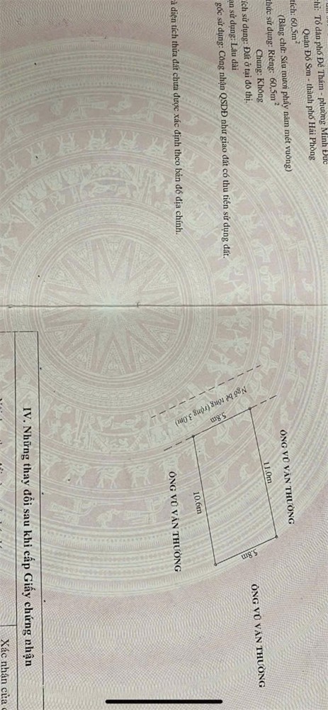 BÁN LÔ ĐẤT 60,5M² NGHĨA PHƯƠNG – ĐỒ SƠN  GIÁ CHỈ 7XX TRIỆU  SÁT KHU CÔNG NGHIỆP – VEN BIỂN – ZALO