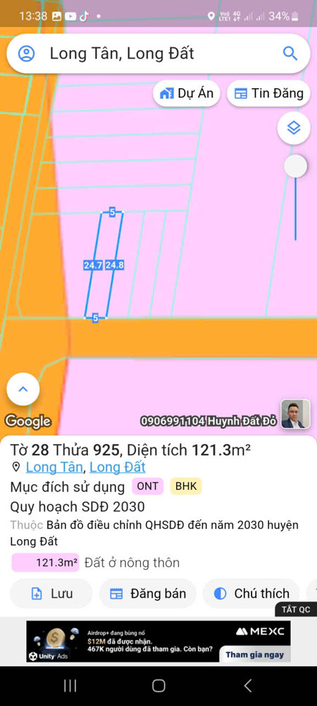 Cần sĩ e để giá đẹp đầu tư ạ 4n f0 
Long tân sau trường cấp 1 giáp long phước