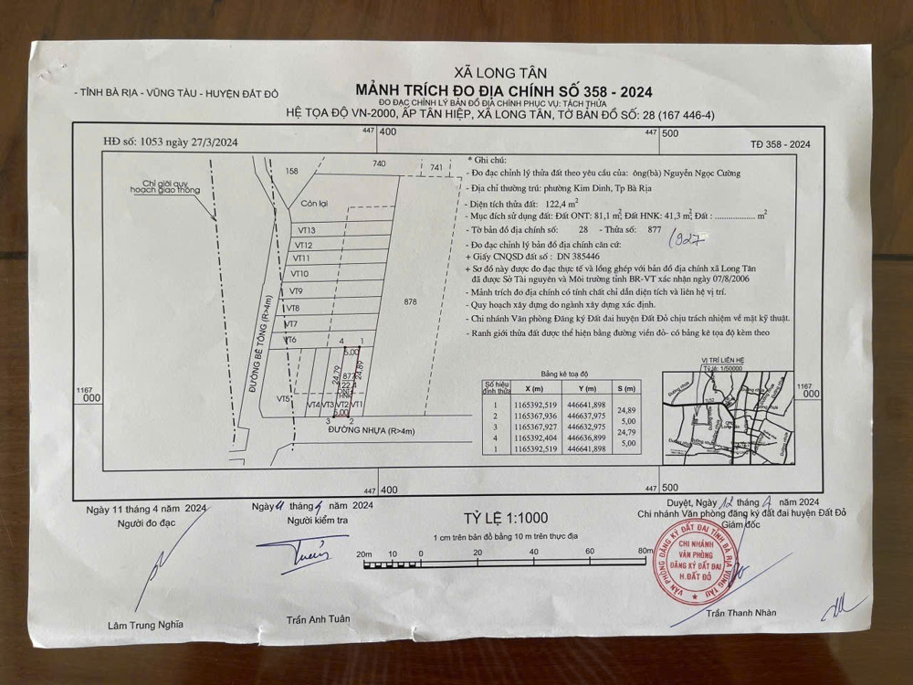 Cần sĩ e để giá đẹp đầu tư ạ 4n f0 
Long tân sau trường cấp 1 giáp long phước