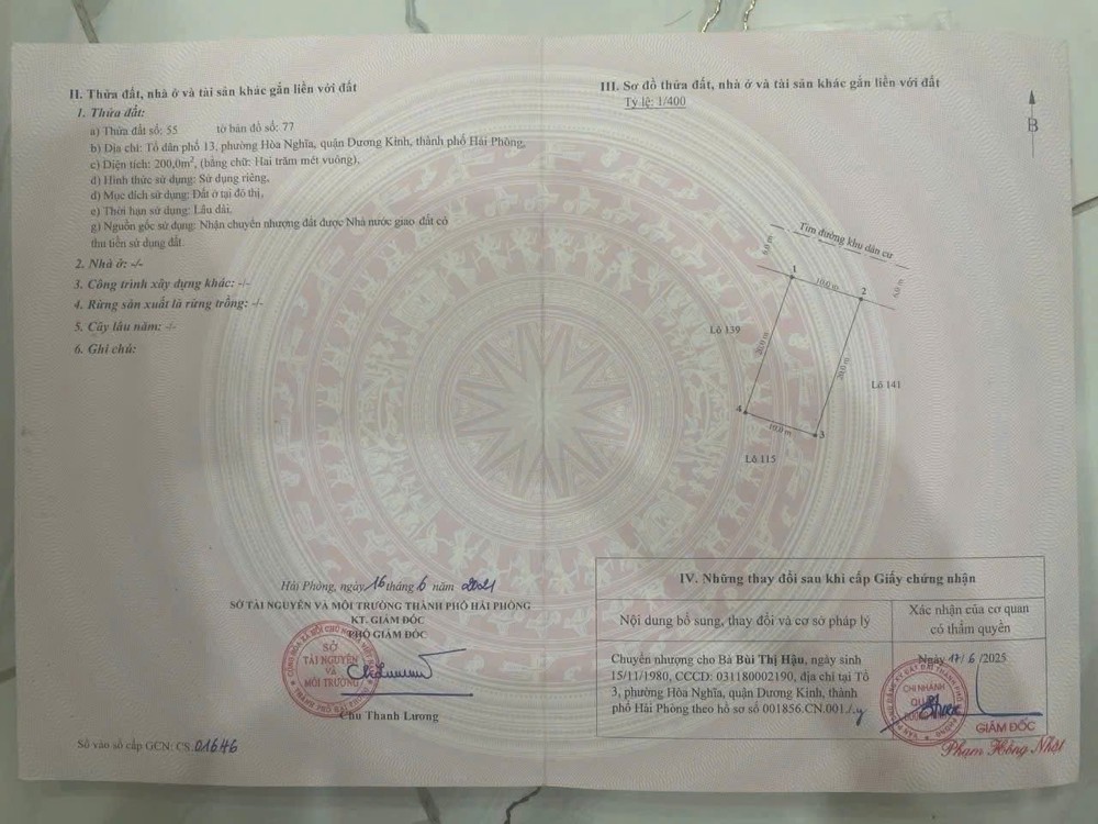 Đất TĐC Hòa Nghĩa – mặt đường 12m, đối diện Vinhomes, giá chỉ 2x triệu/m² – ZALO 0567 222 555