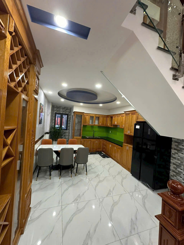 NHÀ MẶT TIỀN TL15 – 1 TRỆT 1 LỬNG 2 LẦU SÂN THƯỢNG VIEW SÔNG CHỈ 6,35 TỶ TL