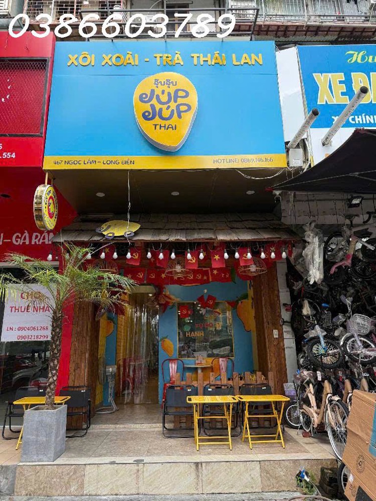 NHÀ MẶT PHỐ CỔ NGỌC LÂM – 55M² – 2 TẦNG – MẶT TIỀN 3.3M – VIEW CÔNG VIÊN – DÒNG TIỀN 30–35TR/THÁNG