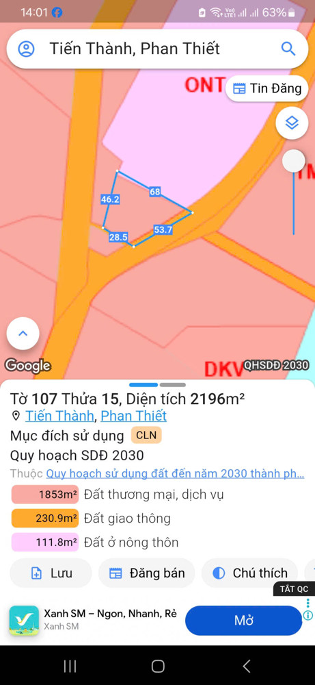 2000m2 dưới chân novaworld - Phanthiet