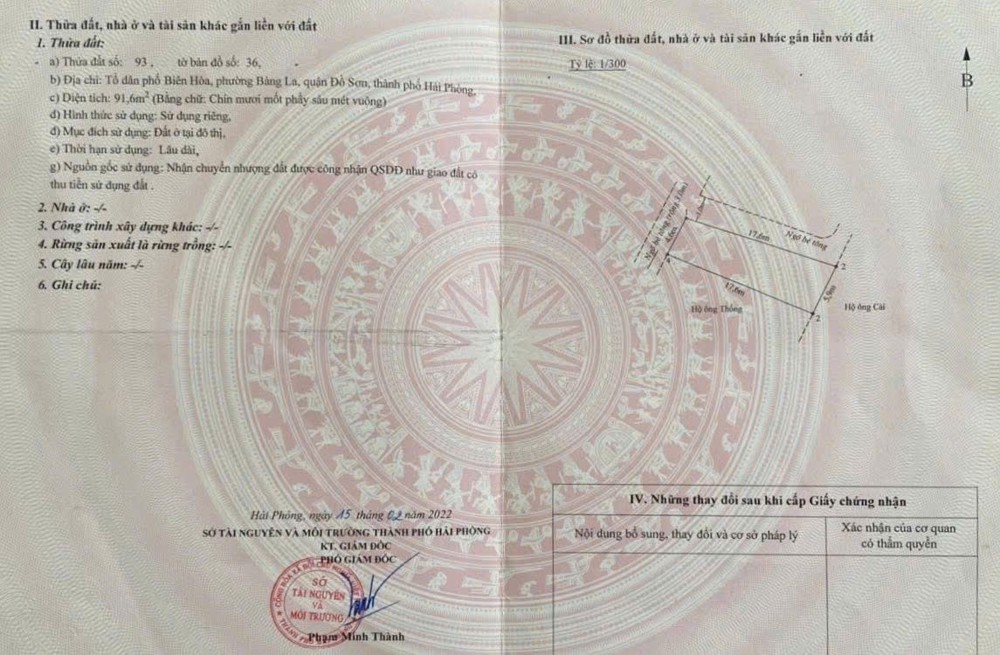 Lô góc hiếm giá chỉ hơn 1 tỷ trung tâm Bàng La, Đồ Sơn  ZALO 0567 222 555