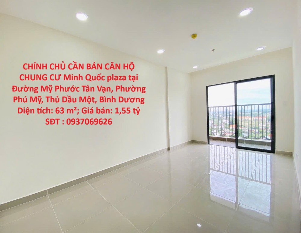 CHÍNH CHỦ BÁN CĂN HỘ CHUNG CƯ Minh Quốc plaza tại Đường Mỹ Phước Tân Vạn, Phường Phú Mỹ