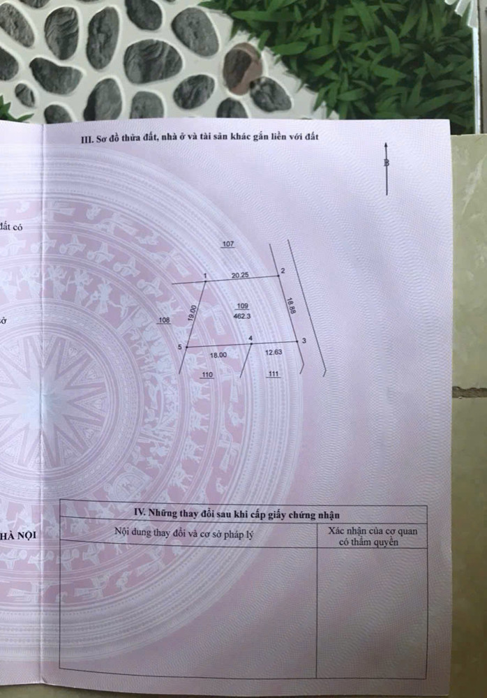 Bán lô đất nghỉ dưỡng đẹp 462m2 tại Yên Xuân, Quốc Oai. Diện tích vừa phải. Giá hợp lý. MTG