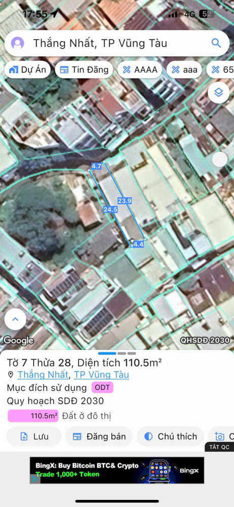 Chính chủ bán nhà mặt tiền hẻm 48 lưu chí hiếu .p thắng nhất Thành phố Vũng tàu