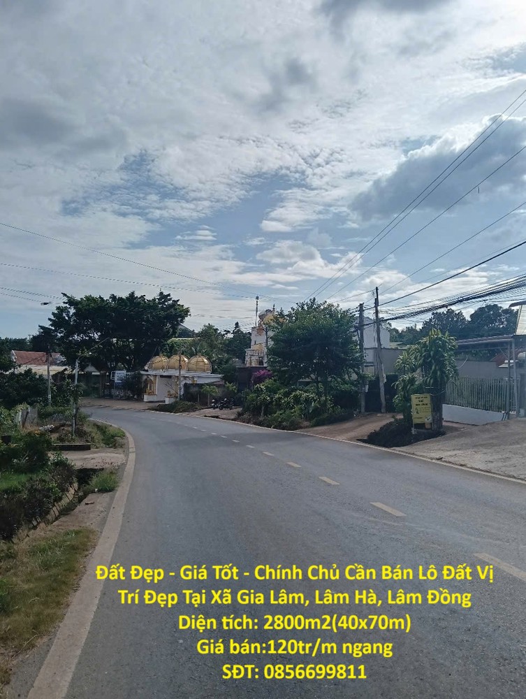 Đất Đẹp - Giá Tốt - Chính Chủ Cần Bán Lô Đất Vị Trí Đẹp Tại Xã Gia Lâm, Lâm Hà, Lâm Đồng