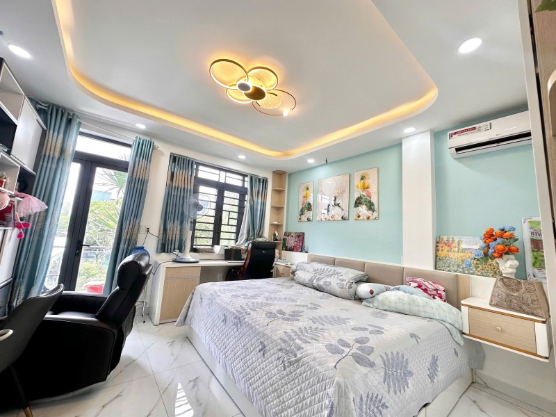 Bán nhà ngõ Dương Đình Hội, Q9, TP HCM, DT 70m2, 4 tầng, 4PN, sổ hồng, giá 6.75  tỷ