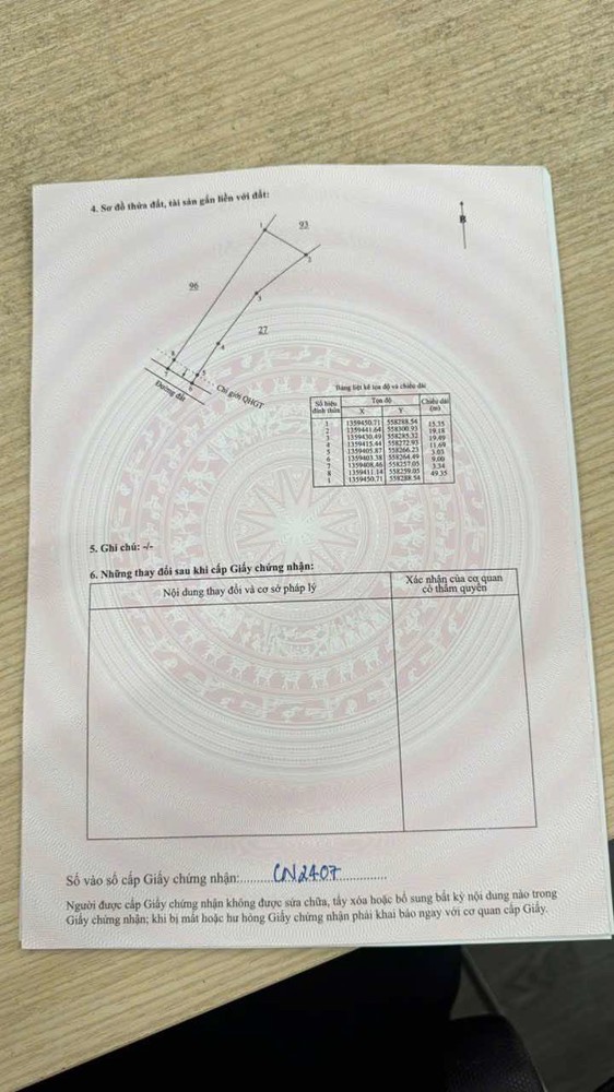BÁN LÔ ĐẤT GIÁ CHỈ 180tr Dt:532,6m2 ( ngang 9m)