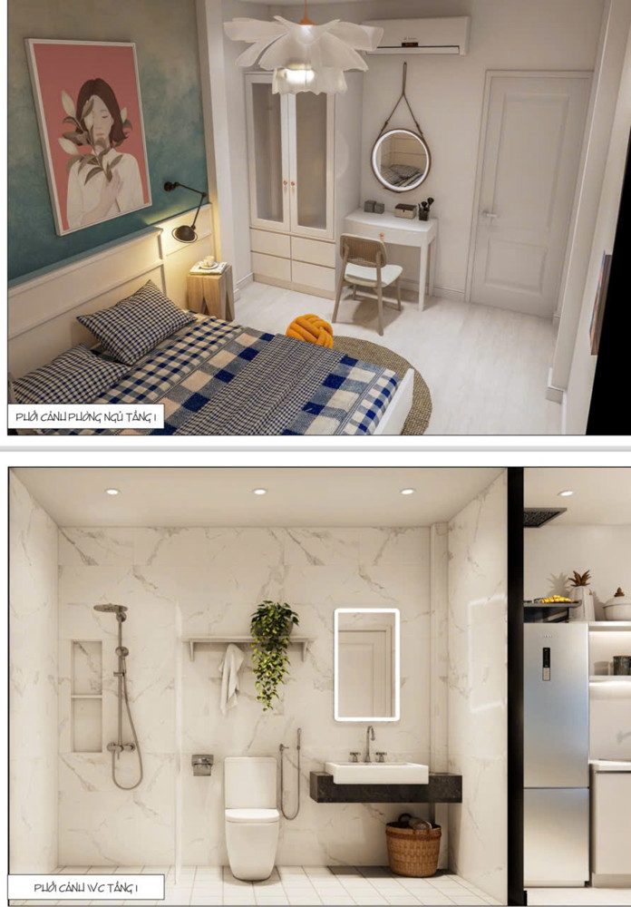 Nhà 2 tầng đẹp mới 100% full nội thất , 3PN – khu dân cư yên tĩnh Phước Hải – giá tốt 3,7 tỷ