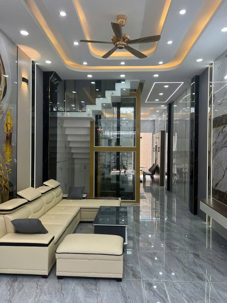 NHÀ 4 TẦNG (4x17) MT HẺM NHỰA 8M THÔNG LÊ VĂN KHƯƠNG, HIỆP THÀNH, Q12