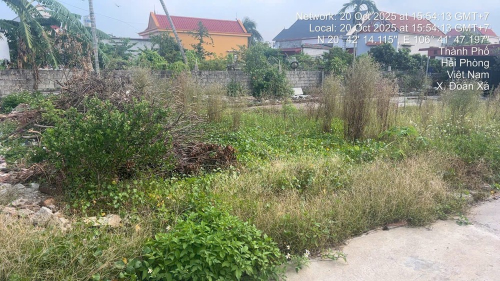 LÔ ĐẤT 3 MẶT TIỀN ĐOÀN XÁ 2 – KIẾN THỤY  GẦN CHỢ CHIỀU – KHU ĐÔNG DÂN  GIÁ CHỈ 1,1XX TỶ  ZALO 0567