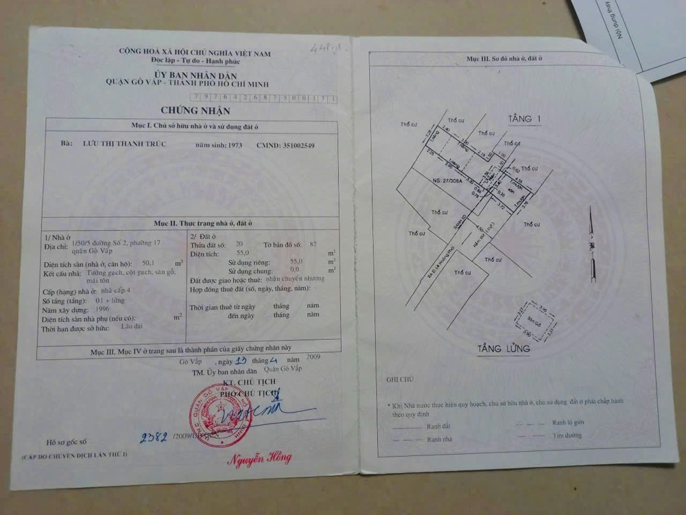 NHÀ VỊ TRÍ ĐẸP – GIÁ TỐT  – CHÍNH CHỦ BÁN NHÀ TẠI Phường 17 , Gò Vấp , HCM
