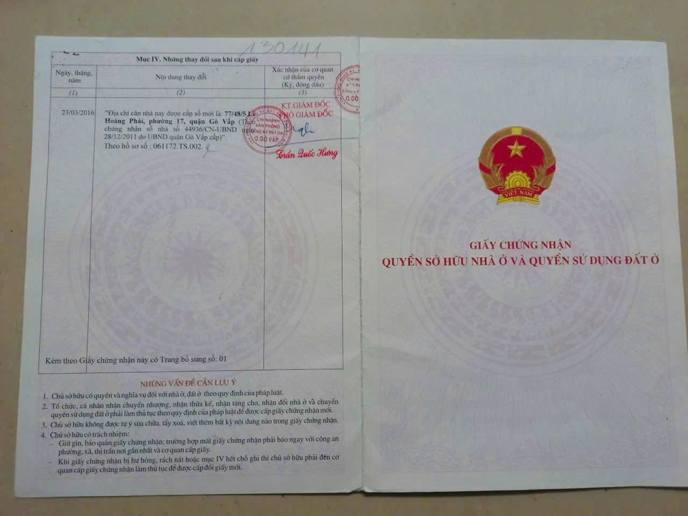NHÀ VỊ TRÍ ĐẸP – GIÁ TỐT  – CHÍNH CHỦ BÁN NHÀ TẠI Phường 17 , Gò Vấp , HCM
