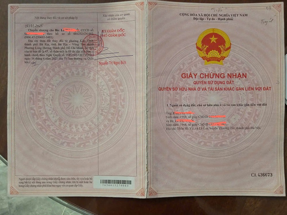 ĐẤT  ĐẸP – GIÁ TỐT  – Cần Bán nhanh lô đất đẹp tiềm năng lớn tại phường Long Hương, TP Hồ Chí Minh