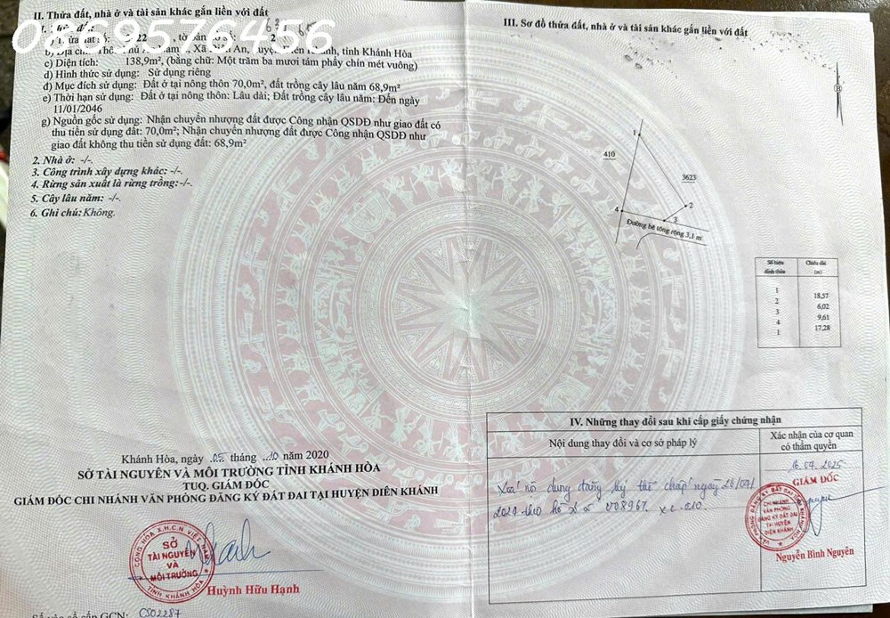 BÁN NHÀ KHU ĐÔ THỊ PHÚ AN NAM, DIÊN KHÁNH, KHÁNH HOÀ