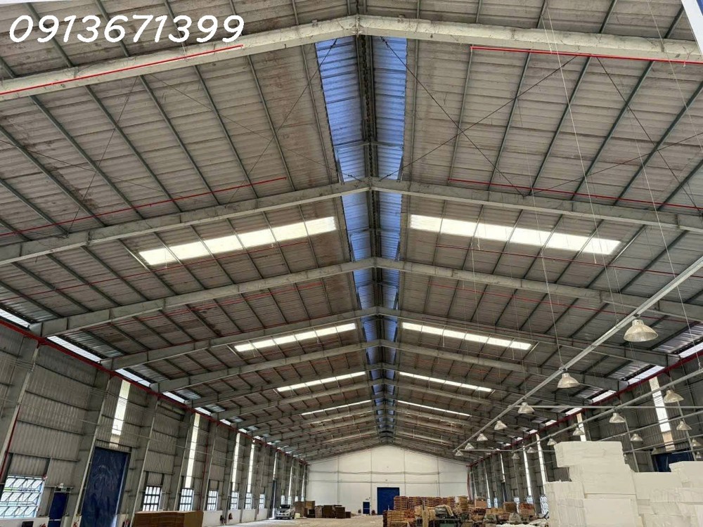 cho thuê nhà xưởng 2.900m² tại bàu bàng – bến cát bình dương pccc tự động điện 560kva
